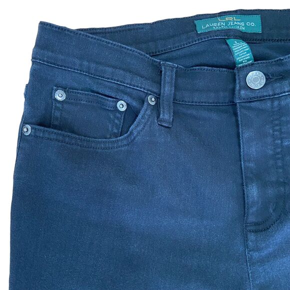 LRL Lauren Jeans Co Ralph Lauren Classic Straight Black Jeans Women’s Size 6 - Picture 3 of 10